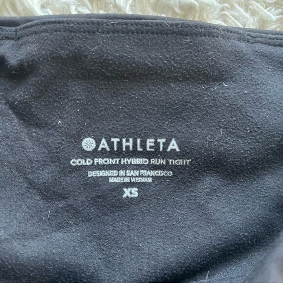 Athleta Cold Front Hybrid Run Tight Size XS GUC - Picture 7 of 10